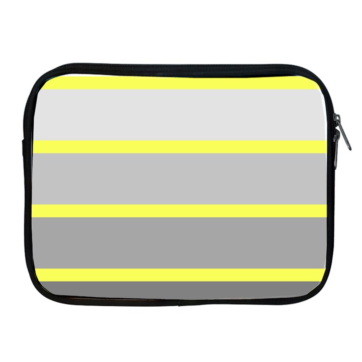 Molly Gender Line Flag Yellow Grey Apple iPad 2/3/4 Zipper Cases