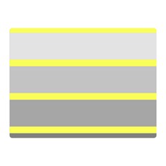 Molly Gender Line Flag Yellow Grey Double Sided Flano Blanket (mini) 