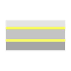 Molly Gender Line Flag Yellow Grey Yoga Headband by Mariart