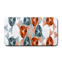 Make Tessellation Fish Tessellation Blue White Medium Bar Mats