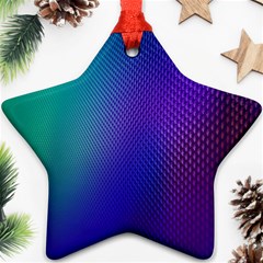 Galaxy Blue Purple Ornament (star)