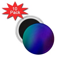 Galaxy Blue Purple 1 75  Magnets (10 Pack) 