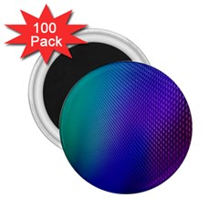 Galaxy Blue Purple 2 25  Magnets (100 Pack) 