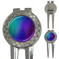 Galaxy Blue Purple 3-in-1 Golf Divots by Mariart