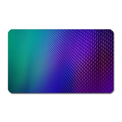 Galaxy Blue Purple Magnet (rectangular)