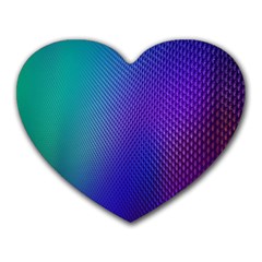 Galaxy Blue Purple Heart Mousepads by Mariart