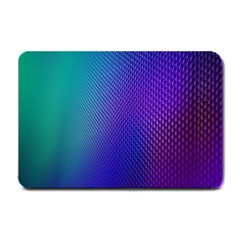 Galaxy Blue Purple Small Doormat  by Mariart