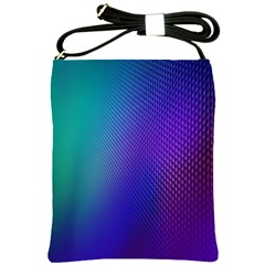 Galaxy Blue Purple Shoulder Sling Bags by Mariart