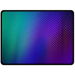 Galaxy Blue Purple Fleece Blanket (large)  by Mariart