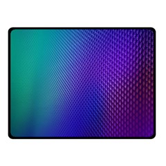 Galaxy Blue Purple Fleece Blanket (small)