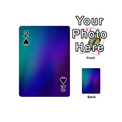 Galaxy Blue Purple Playing Cards 54 (mini)  by Mariart