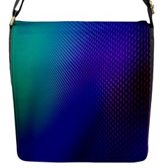 Galaxy Blue Purple Flap Messenger Bag (s)