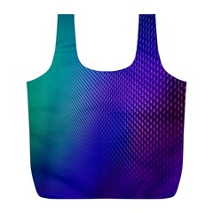 Galaxy Blue Purple Full Print Recycle Bags (l)  by Mariart