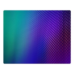 Galaxy Blue Purple Double Sided Flano Blanket (large) 