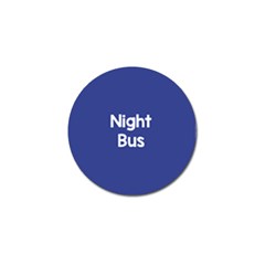 Night Bus New Blue Golf Ball Marker (10 Pack) by Mariart