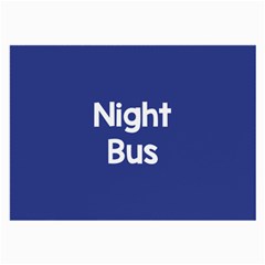 Night Bus New Blue Large Glasses Cloth (2-side)