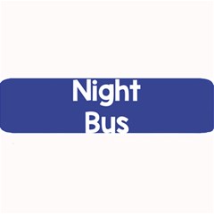 Night Bus New Blue Large Bar Mats