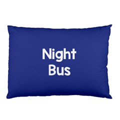 Night Bus New Blue Pillow Case by Mariart