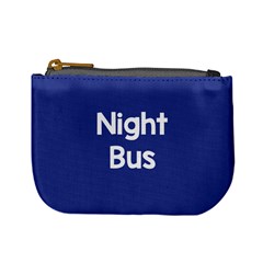 Night Bus New Blue Mini Coin Purses by Mariart