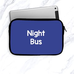 Night Bus New Blue Apple Ipad Mini Zipper Cases by Mariart