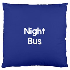 Night Bus New Blue Standard Flano Cushion Case (two Sides) by Mariart