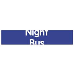 Night Bus New Blue Flano Scarf (small) by Mariart