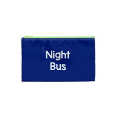 Night Bus New Blue Cosmetic Bag (xs)