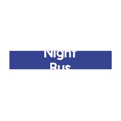 Night Bus New Blue Flano Scarf (mini) by Mariart