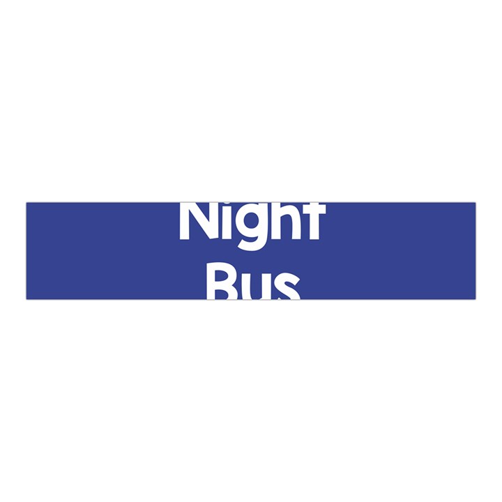 Night Bus New Blue Velvet Scrunchie