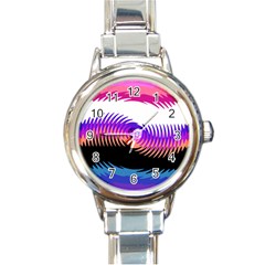 Mutare Mutaregender Flags Round Italian Charm Watch