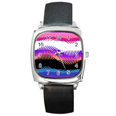 Mutare Mutaregender Flags Square Metal Watch by Mariart