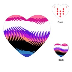 Mutare Mutaregender Flags Playing Cards (heart)  by Mariart