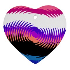 Mutare Mutaregender Flags Heart Ornament (two Sides)