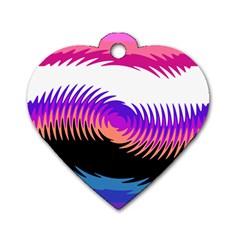 Mutare Mutaregender Flags Dog Tag Heart (two Sides) by Mariart