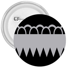 Noir Gender Flags Wave Waves Chevron Circle Black Grey 3  Buttons by Mariart