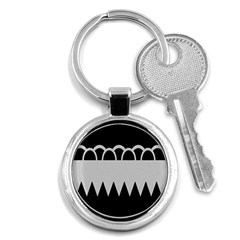 Noir Gender Flags Wave Waves Chevron Circle Black Grey Key Chains (round) 