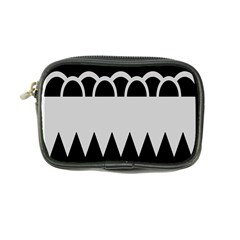 Noir Gender Flags Wave Waves Chevron Circle Black Grey Coin Purse by Mariart