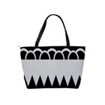 Noir Gender Flags Wave Waves Chevron Circle Black Grey Shoulder Handbags Back