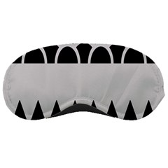 Noir Gender Flags Wave Waves Chevron Circle Black Grey Sleeping Masks by Mariart