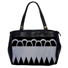 Noir Gender Flags Wave Waves Chevron Circle Black Grey Office Handbags by Mariart