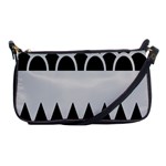 Noir Gender Flags Wave Waves Chevron Circle Black Grey Shoulder Clutch Bags Front