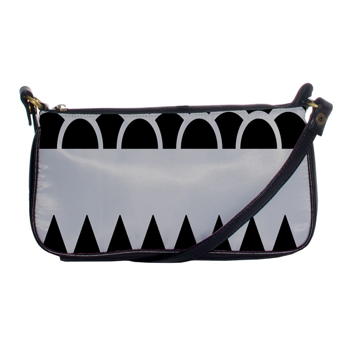 Noir Gender Flags Wave Waves Chevron Circle Black Grey Shoulder Clutch Bags