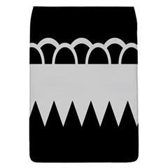 Noir Gender Flags Wave Waves Chevron Circle Black Grey Flap Covers (s)  by Mariart