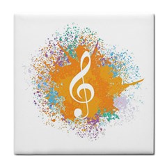 Musical Notes Tile Coasters