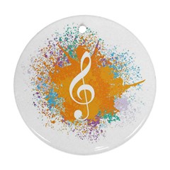 Musical Notes Ornament (round) by Mariart