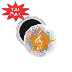 Musical Notes 1 75  Magnets (100 Pack) 