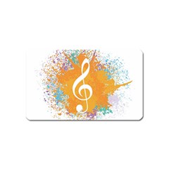 Musical Notes Magnet (name Card)