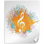 Musical Notes Canvas 16  x 20   15.75 x19.29  Canvas - 1