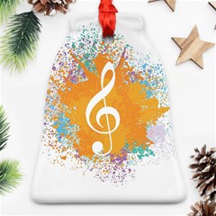 Musical Notes Ornament (bell) by Mariart