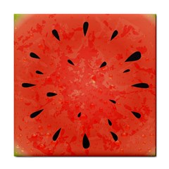 Summer Watermelon Design Tile Coasters by TastefulDesigns